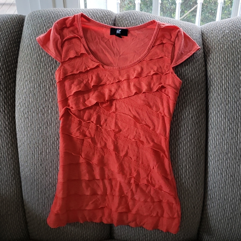 Orange Junior's Tee Shirt by Iz Byer